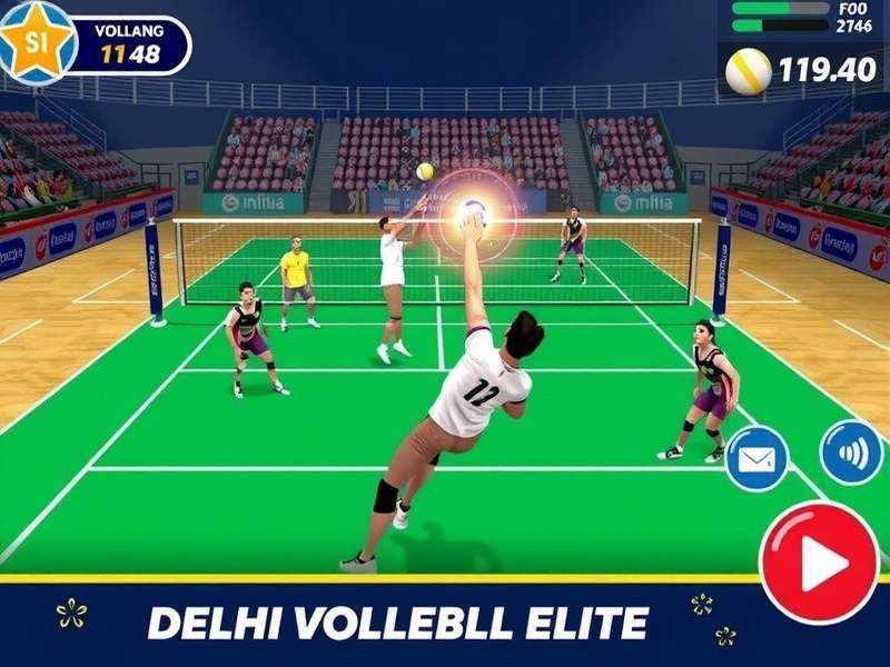 Delhi Volley Elite Game Screenshot